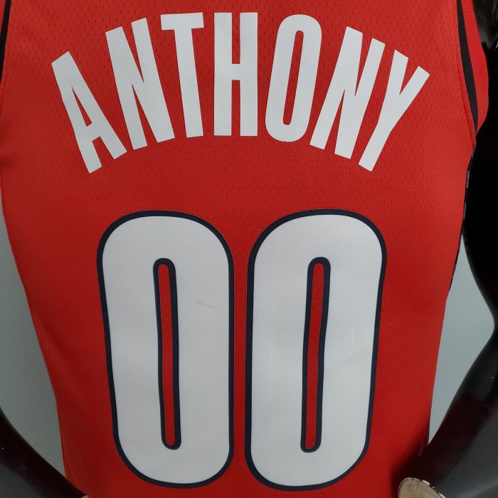 Carmelo Anthony Portland Trail Blazers Swingman Jersey Red