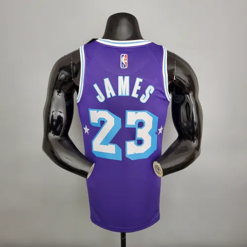 LeBron James Los Angeles Lakers 2021/22 City Edition Swingman Jersey Purple