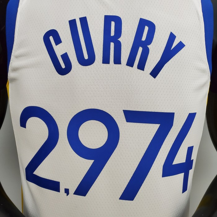 Stephen Curry Golden State Warriors 75th Anniversary Swingman Jersey White