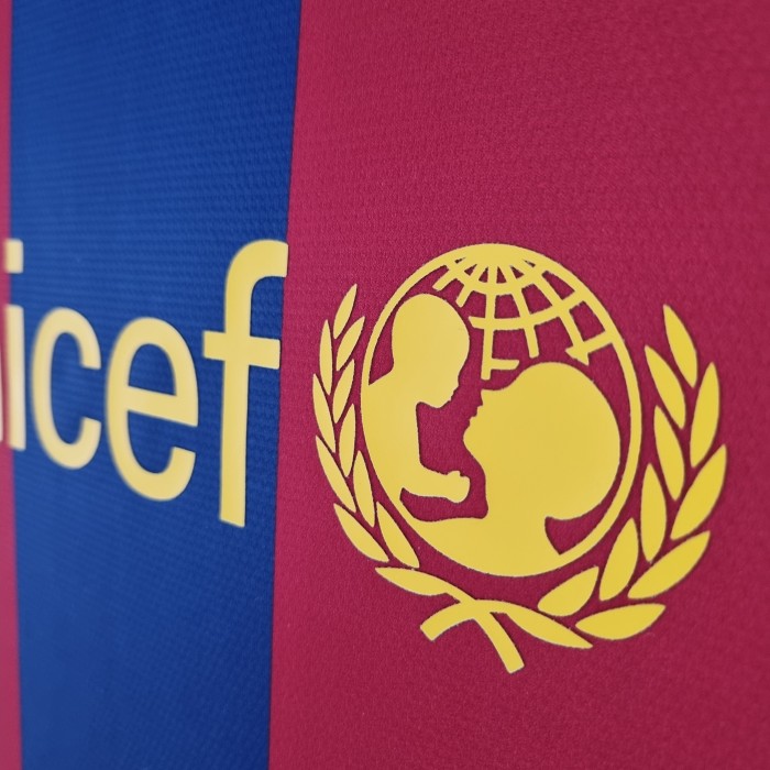 Barcelona Home Long Sleeve Retro Jersey 2010/11