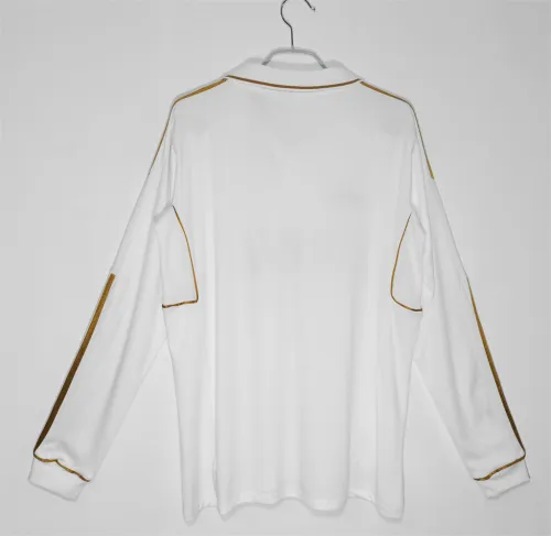 Real Madrid Home Retro Long Sleeves Jersey 11/12