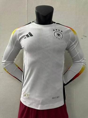 Germany Euro 2024 Home Player Version Long Sleeve Jersey