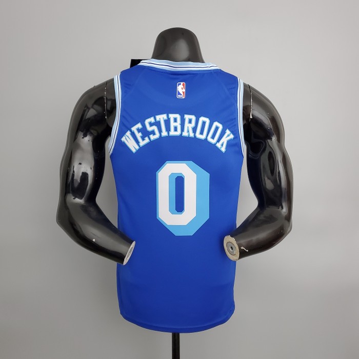 Russell Westbrook Los Angeles Lakers 2020/21 Swingman Jersey Retro Blue