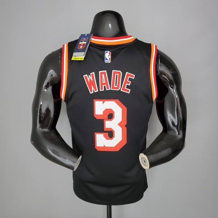 Dwyane Wade Miami Heat Swingman Jersey Black