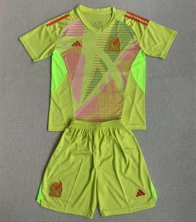 Mexico 2024 Copa America Goalkeeper Kids Suit