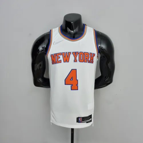 Derrick Rose New York Knicks 75th Anniversary Swingman Jersey White