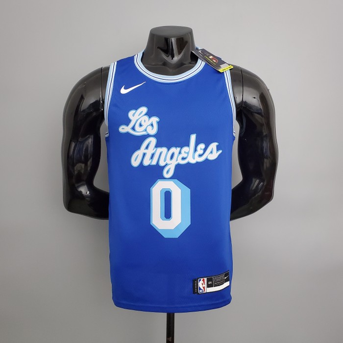 Russell Westbrook Los Angeles Lakers 2020/21 Swingman Jersey Retro Blue