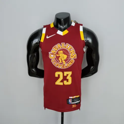 LeBron James Cleveland Cavaliers 2022 Urban Edition Swingman Jersey Red