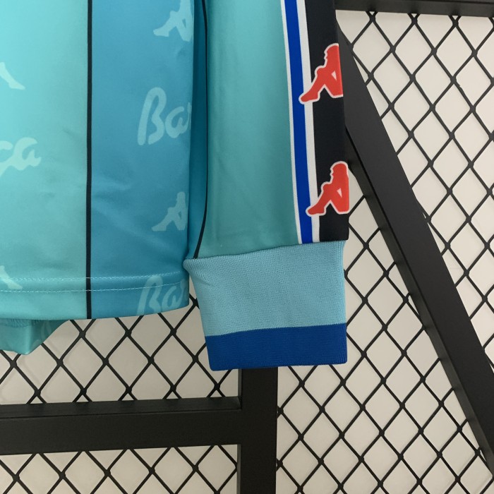 Barcelona Away Long Sleeve Retro Jersey 1996/97