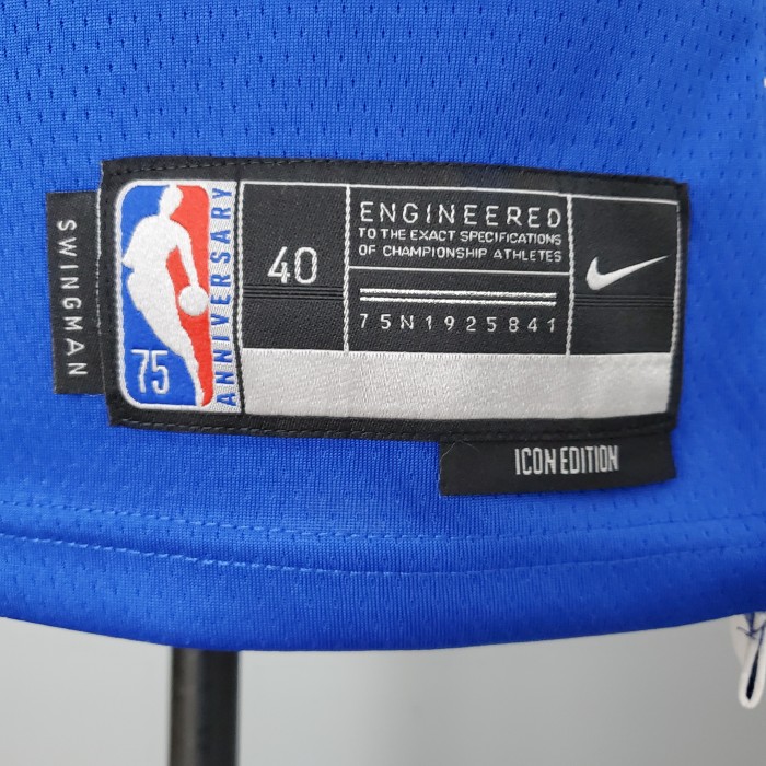 Stephen Curry Golden State Warriors 75th Anniversary Swingman Jersey Blue