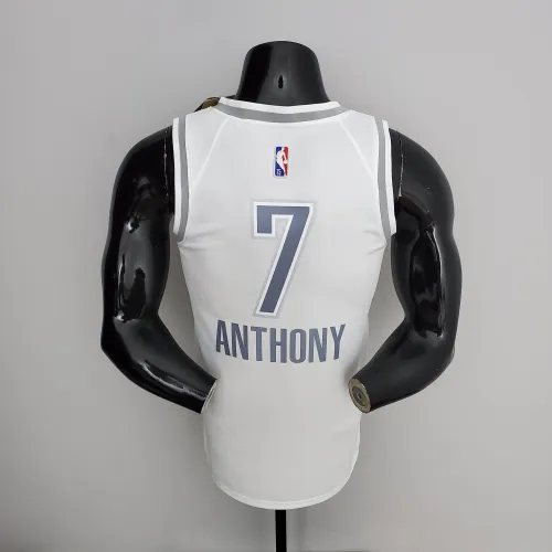 Carmelo Anthony Oklahoma City Thunder 75th Anniversary 2022 Swingman Jersey White