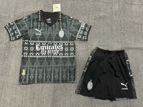 AC Milan Fourth Kids Jersey 23/24-DARK VERSION