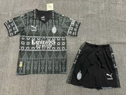 AC Milan Fourth Kids Jersey 23/24-DARK VERSION