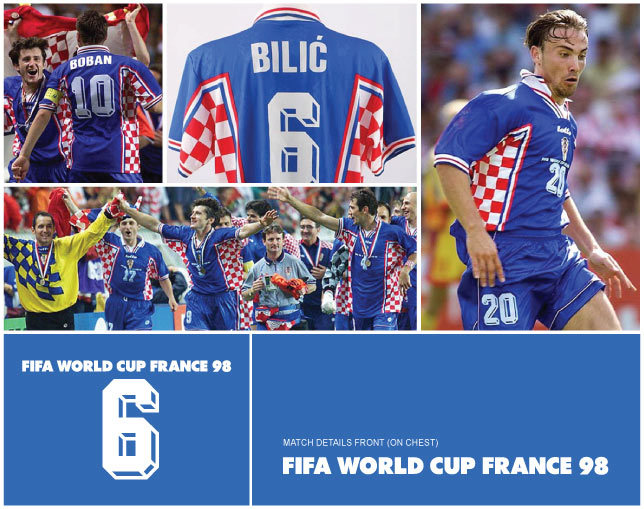 Croatia Away Retro Jersey 1998