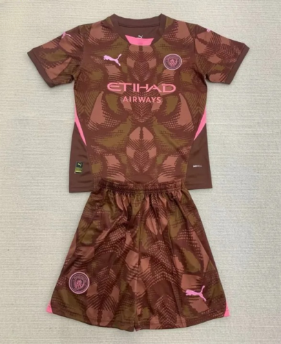 Manchester City Goalkeeper Kids Suit 24/25