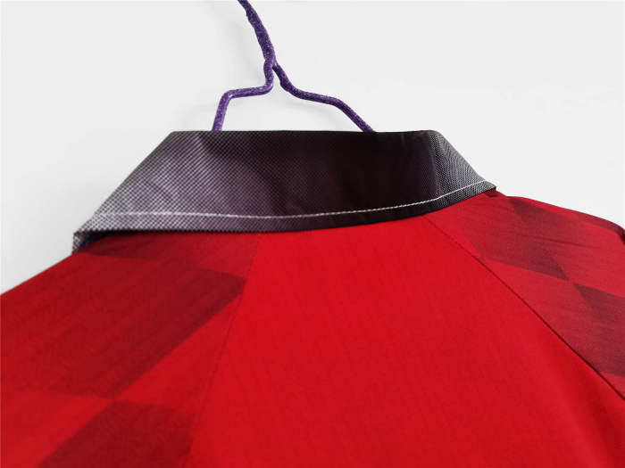 Manchester United Home Long Sleeve Retro Jersey 96/97