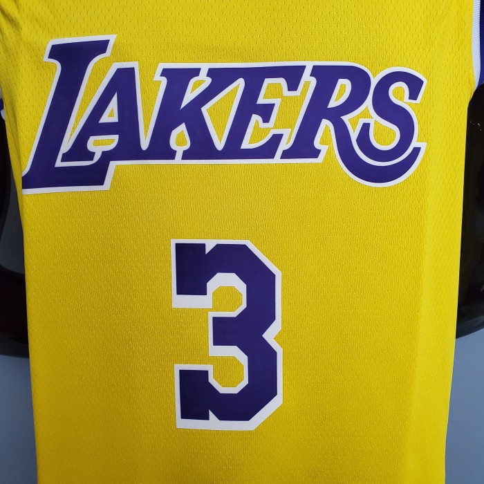 Anthony Davis Los Angeles Lakers 2020/21 Swingman Jersey Yellow