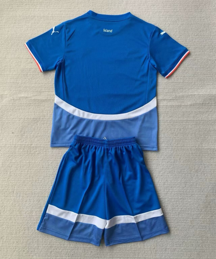 Iceland Euro 2024 Home Kids Suit