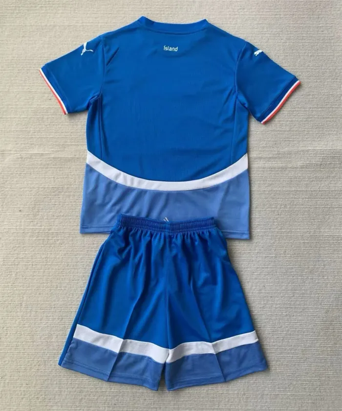 Iceland Euro 2024 Home Kids Suit