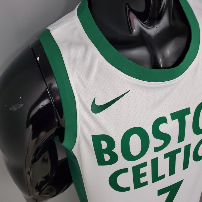 Jaylen Brown Boston Celtics City Edition Swingman Jersey White