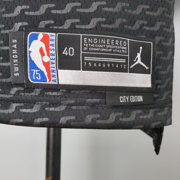 Neemias Queta Sacramento Kings 75th Anniversary Swingman Jersey Black