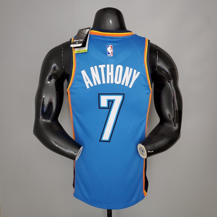 Carmelo Anthony Oklahoma City Thunder Swingman Jersey Blue