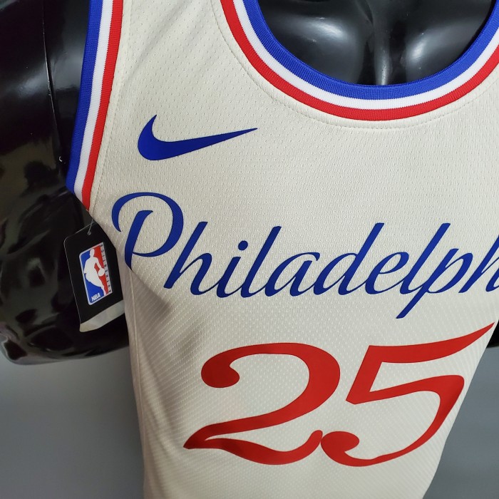 Ben Simmons Philadelphia 76ers City Limited Edition Swingman Jersey Beige