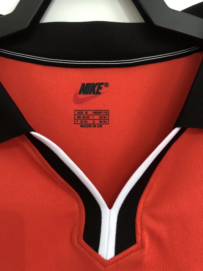 Netherlands Home Retro Jersey 1998