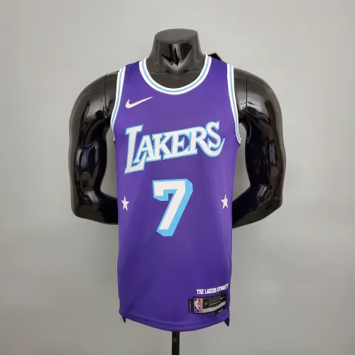 Carmelo Anthony Los Angeles Lakers 2021/22 City Edition Swingman Jersey Purple