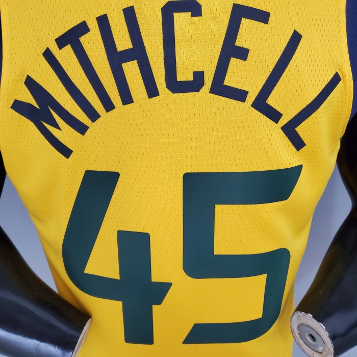 Donovan Mitchell Utah Jazz 2021 Swingman Jersey Yellow