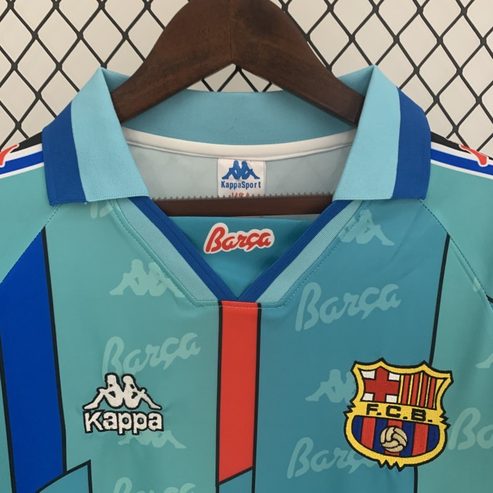 Barcelona Away Long Sleeve Retro Jersey 1996/97