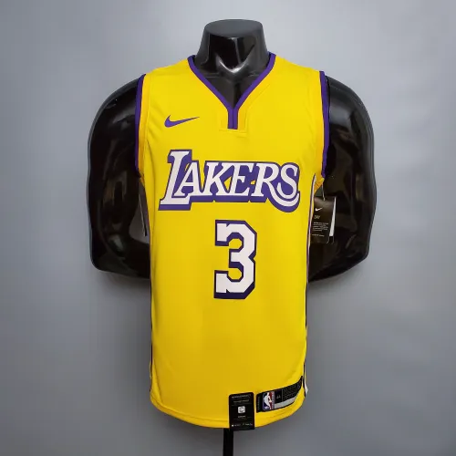 Anthony Davis Los Angeles Lakers 2020/21 Swingman Jersey Yellow