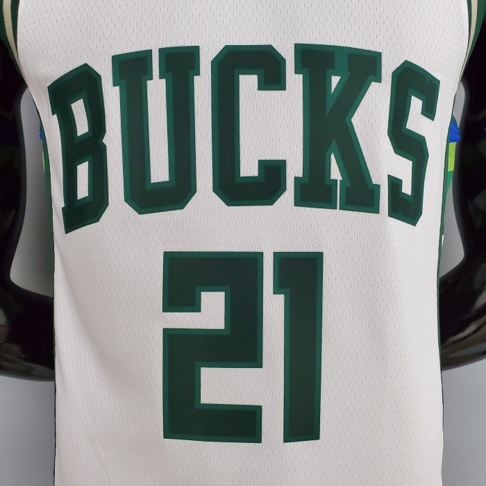 Jrue Holiday Milwaukee Bucks 2021/22 Swingman Jersey White