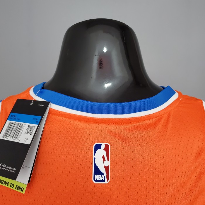 Carmelo Anthony Oklahoma City Thunder City Edition Swingman Jersey Orange