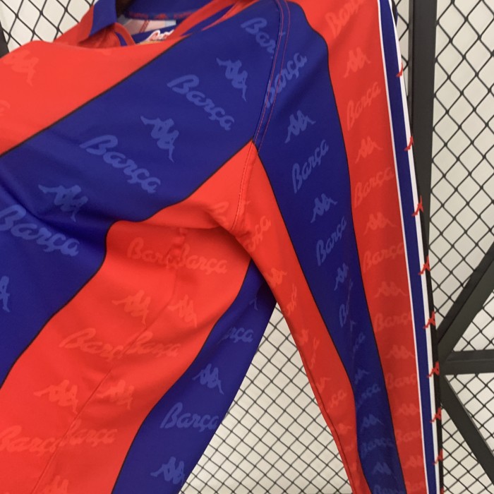 Barcelona Home Long Sleeve Retro Jersey 1996/97