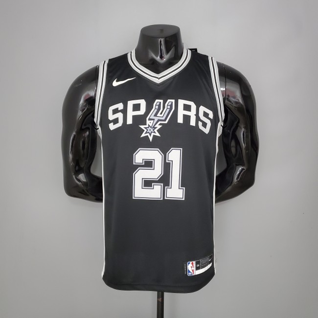 Tim Duncan San Antonio Spurs Swingman Jersey Black