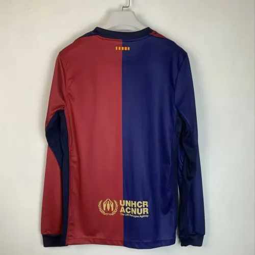 Barcelona Man Home Long Sleeve Jersey 24/25
