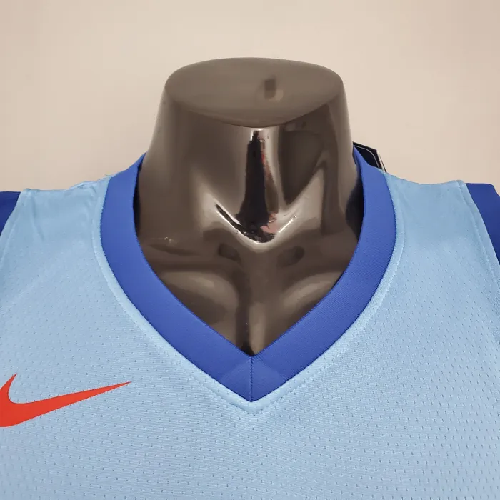 Russell Westbrook Houston Rockets City Edition Swingman Jersey Blue