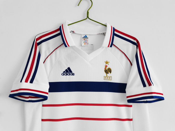 France Away Retro Jersey 1998