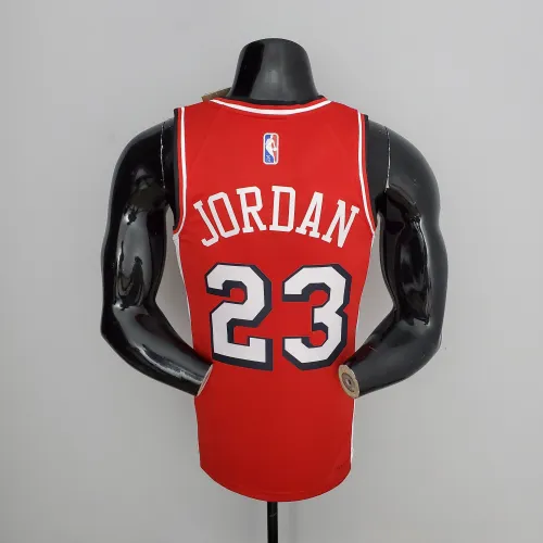 Michael Jordan Chicago Bulls 75th Anniversary 2022 Swingman Jersey Red