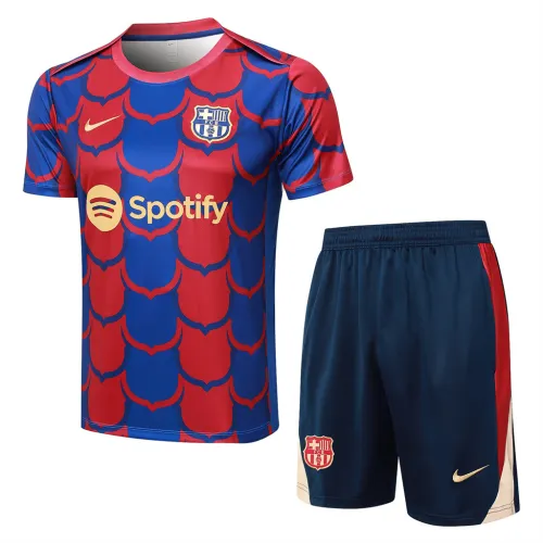 Barcelona Training Short Sleeve Suit 24/25