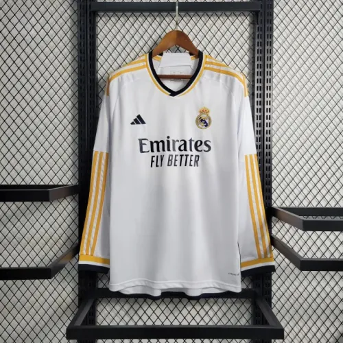 Real Madrid Home Man Long Sleeve Jersey 23/24