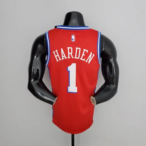 James Harden Philadelphia 76ers Swingman Jersey Red