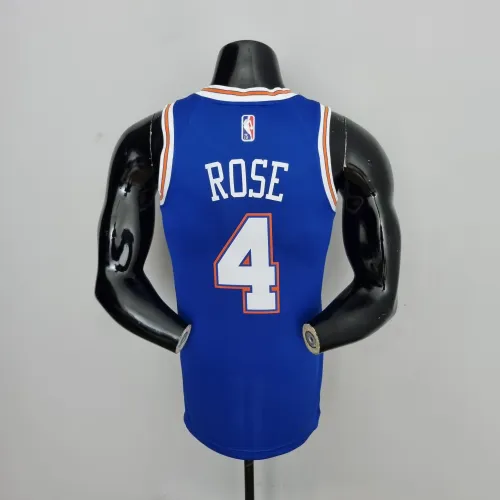 Derrick Rose New York Knicks 75th Anniversary Swingman Jersey Blue