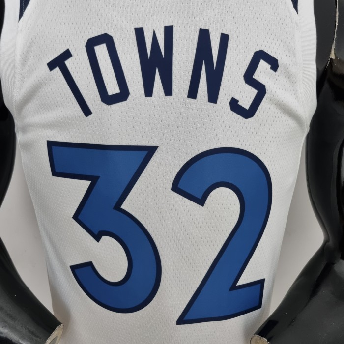 Karl-Anthony Towns Minnesota Timberwolves 75th Anniversary 2022 Swingman Jersey White