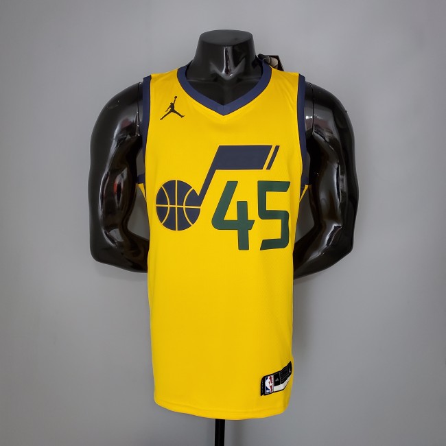 Donovan Mitchell Utah Jazz 2021 Swingman Jersey Yellow