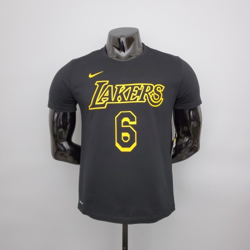 LeBron James Los Angeles Lakers Casual T-shirt Black