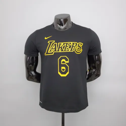 LeBron James Los Angeles Lakers Casual T-shirt Black