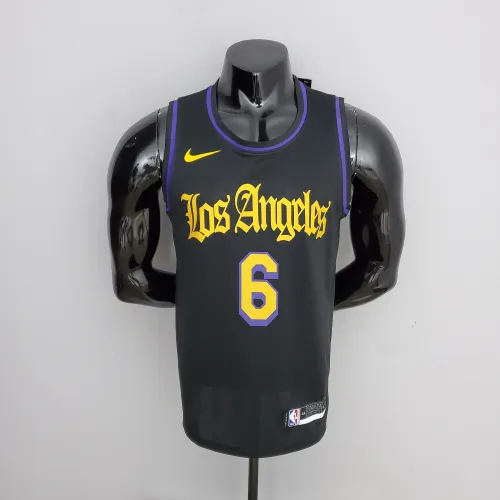 LeBron James #6 Los Angeles Lakers 2021 Swingman Jersey Black
