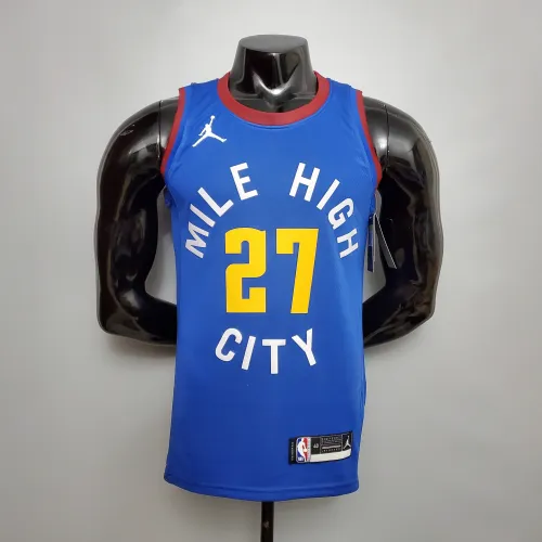 Jamal Murray Denver Nuggets Theme Limited City Edition Blue Swingman Jersey